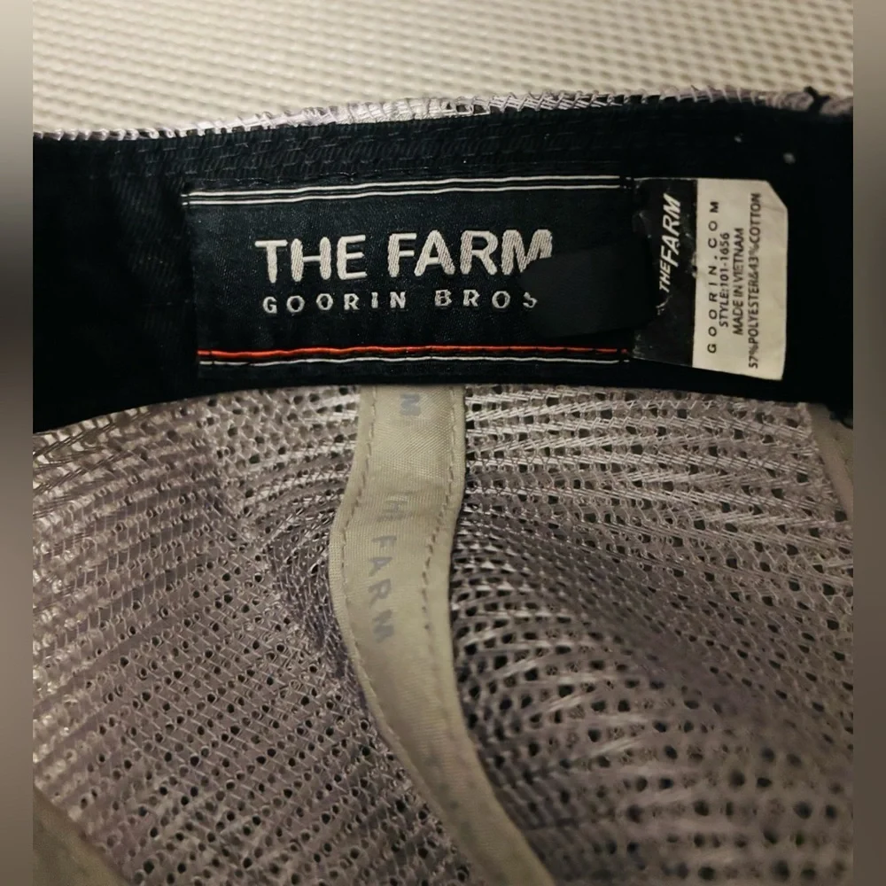 Goorin Bros The Farm Anima Gray Shark Rage Adjustable BackTrucker Hat Cap